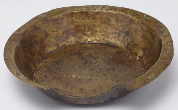 cooper bleeding bowl from the 1750s