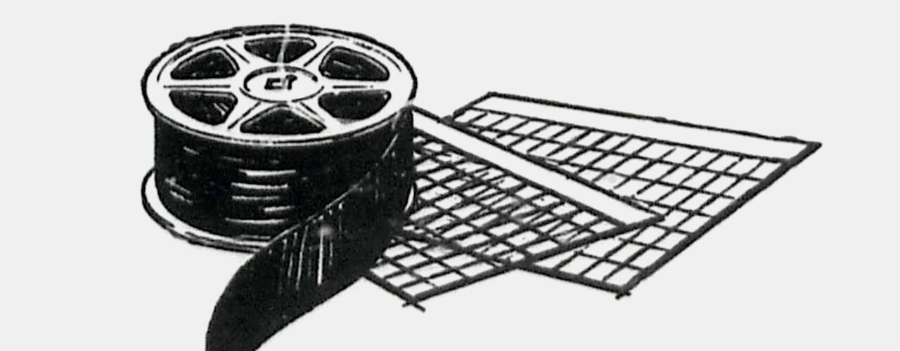 illustration of a film reel and contact sheets