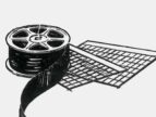illustration of a film reel and contact sheets