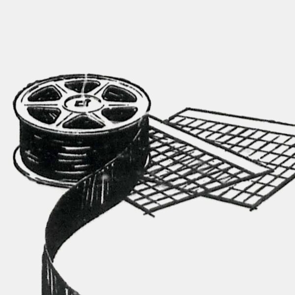 illustration of a film reel and contact sheets