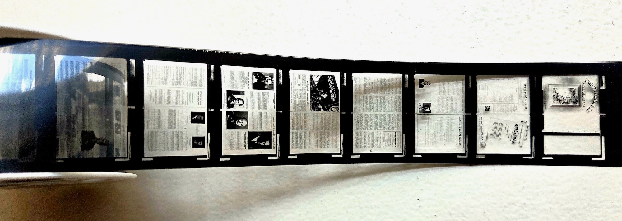 microfilm strip