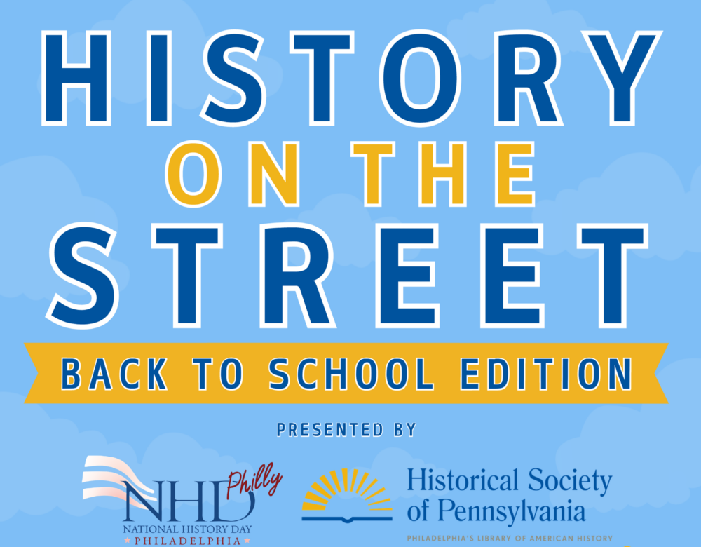 detail of flyer for History on the Street event