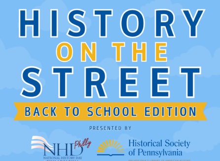 detail of flyer for History on the Street event
