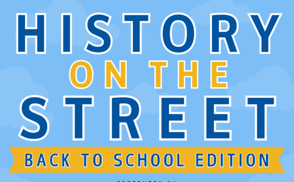 detail of flyer for History on the Street event