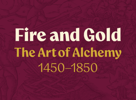 title treatment graphic for Fire and Gold exhibition