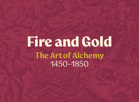 title treatment graphic for Fire and Gold exhibition