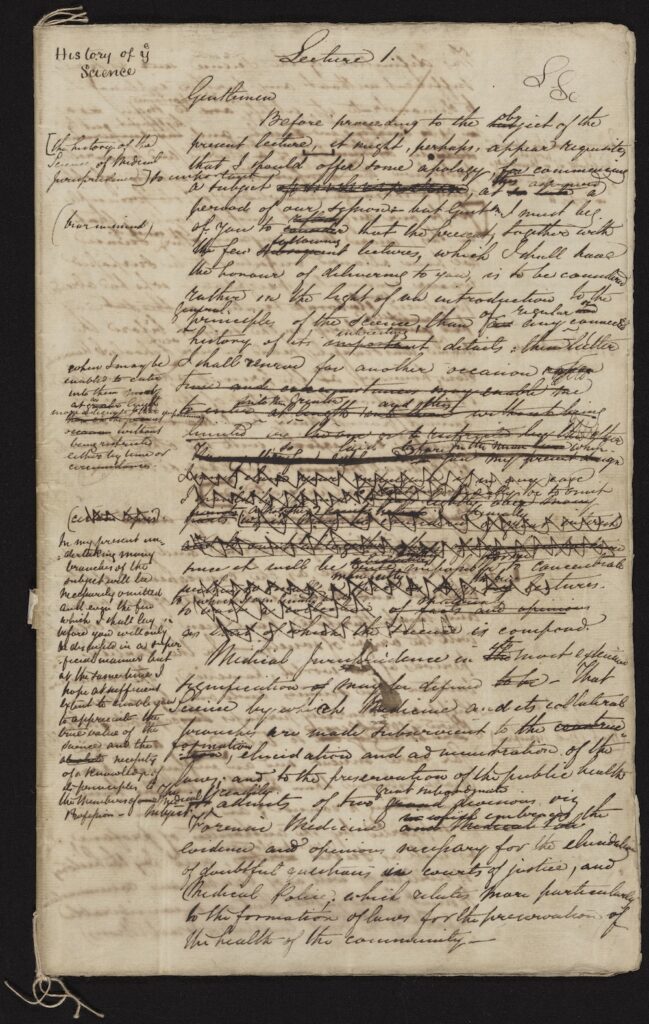 handwritten notes on paper