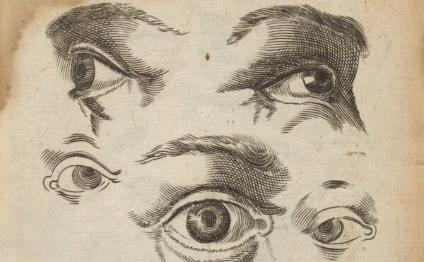illustrations of eyes from an old book