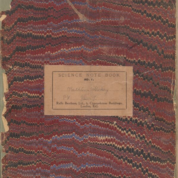 cover of old chemistry notebook